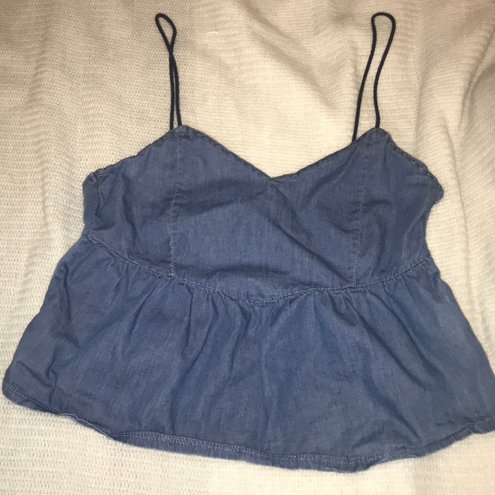 Zara Denim Tank Top